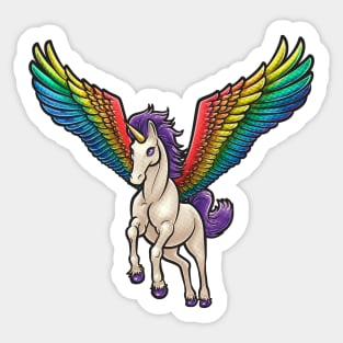 Pegasus Unicorn Sticker